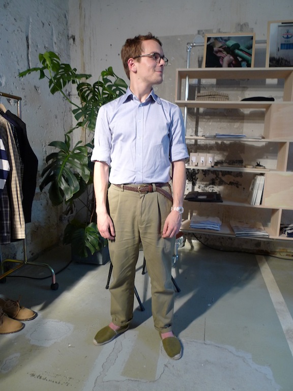 pantalon taille haute années quarante