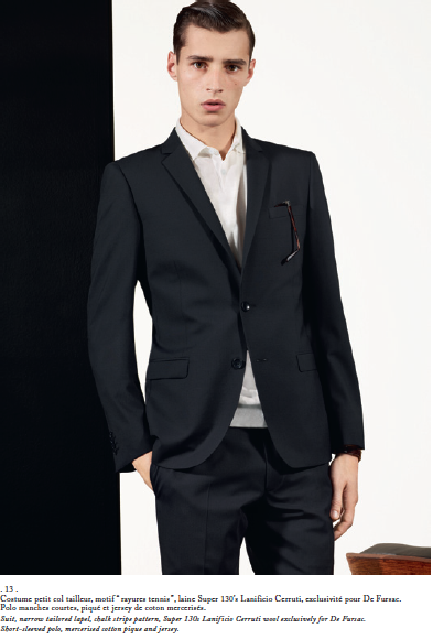 De Fursac Printemps Eté 2012-14 lookbook mode homme