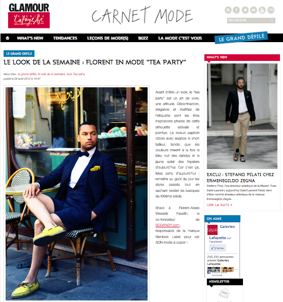 sodandy à l'honneur aux sur Galeries Lafayette.com