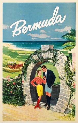 Office tourisme 1950 Bermuda